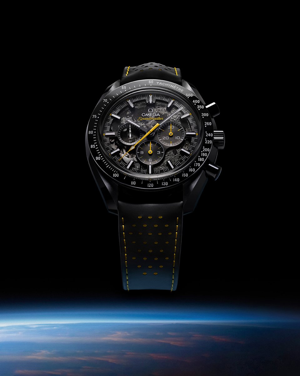 Apollo 8 launches again. Our new ceramic Speedmaster tribute to the 1968 mission is Master Chronometer certified and features a subdial hand inspired by the Saturn V rocket. omegawatches.com/SpeedmasterApo…

#OMEGA
#Speedmaster 
#SpeedyTuesday