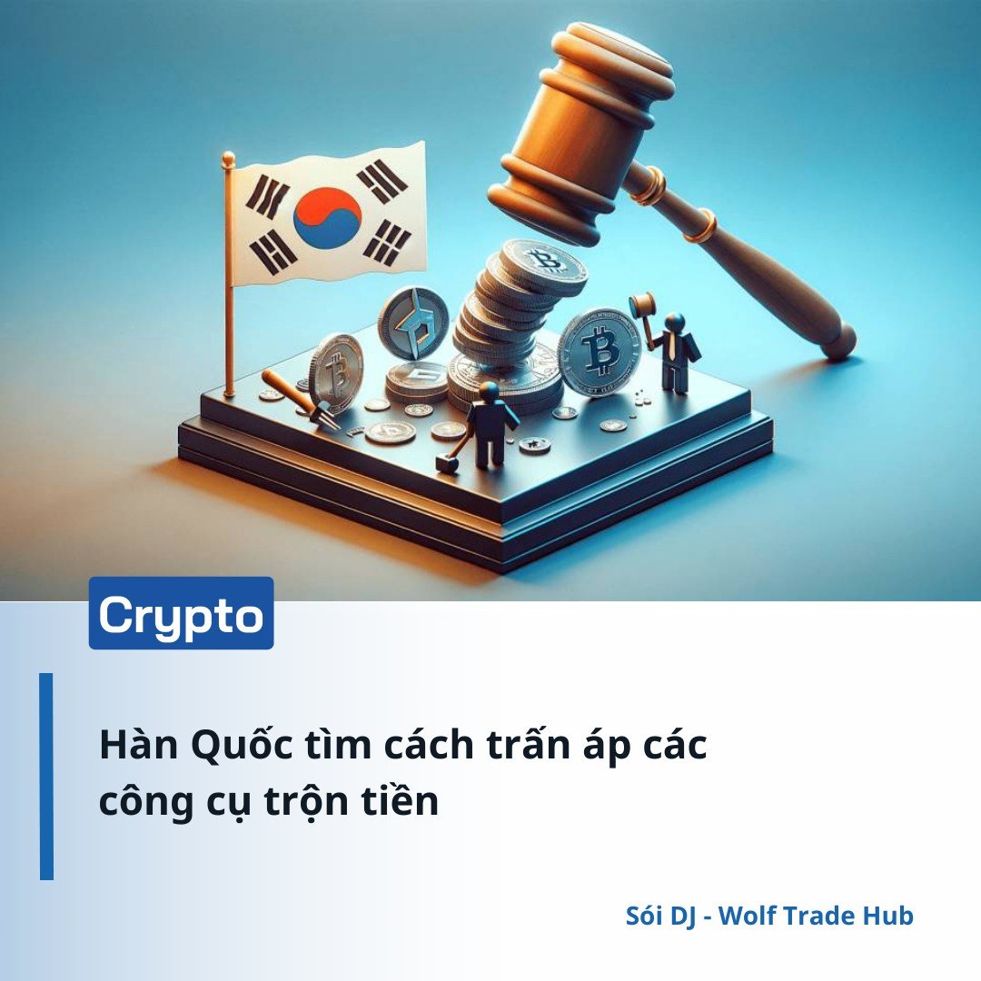 wolftradehub's tweet photo. Các cơ quan tài chính Hàn Quốc đang xem xét đưa ra các biện pháp quản lý cụ thẻ đối với các công cụ trộn tiền crypto nhằm hạn chế việc lạm dụng chúng cho các mục đích phạm pháp.

#wolftradehub https://t.co/pMsjZ7lyFV