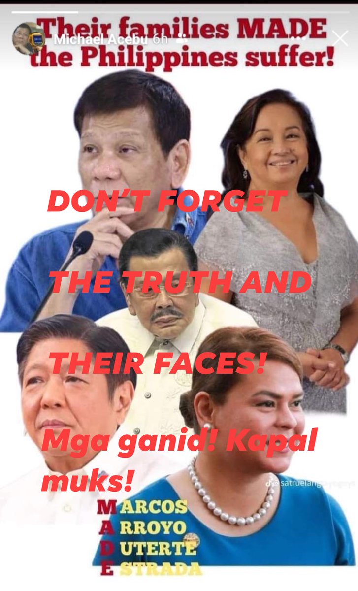 Celestine_DKila's tweet photo. “HINDI KAYO MALILIMUTAN,” “MAHIRAP KAYONG KALIMUTAN” SA BAWAT HINAING NG KAHIRAPAN NG ISANG PILIPINO, YOUR FACES CLEARLY REGISTERED TO THEIR BRAINS. https://t.co/ezfAFdsoZa