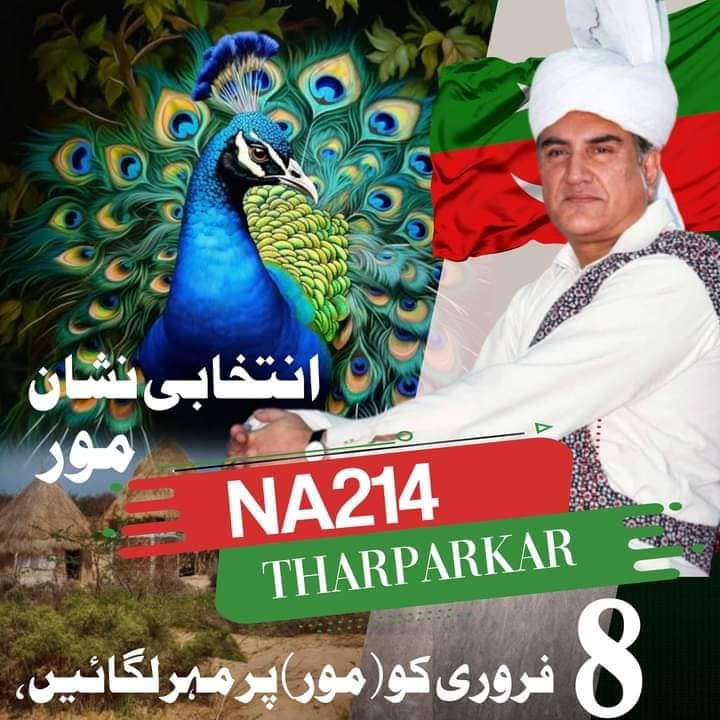 NA 214 Tharparkr
شاہ محمود قریشی
مور Peacock