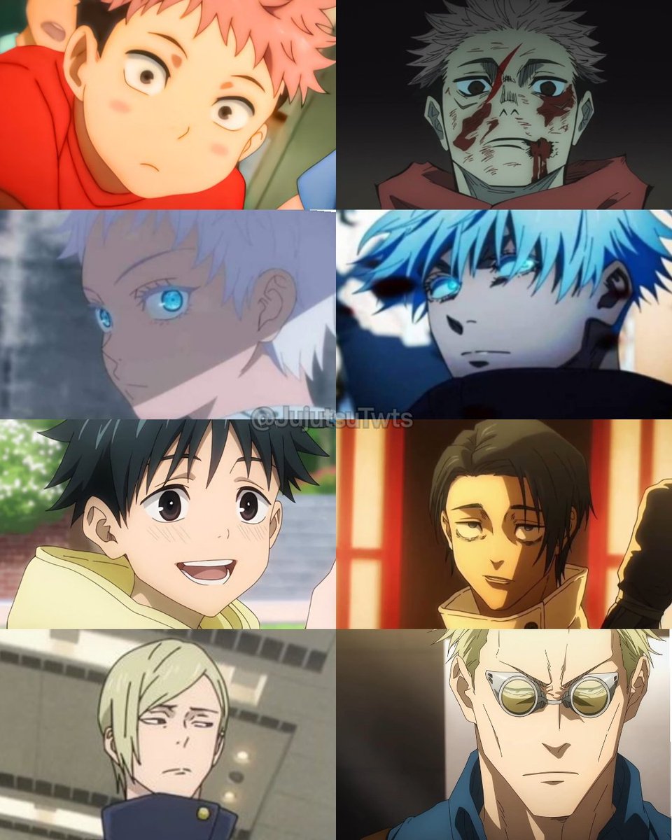 AnimexTwts's tweet photo. Which JJK character had the best glow-up? https://t.co/yvWCGpf77L