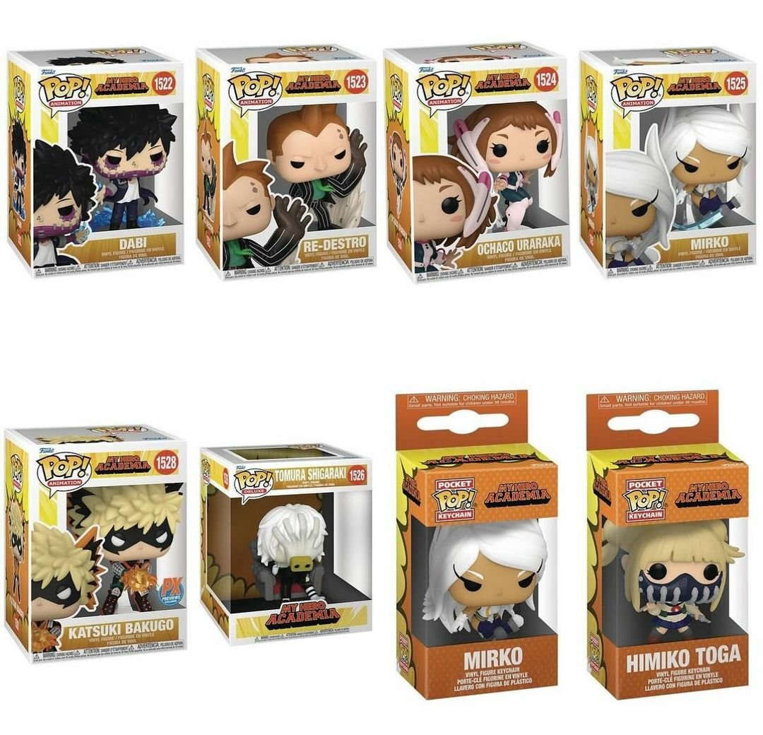 funkopopes's tweet photo. Vistazo a nuevas figuras #FunkoPOP de #MyHeroAcademia https://t.co/liIWD8R8DS