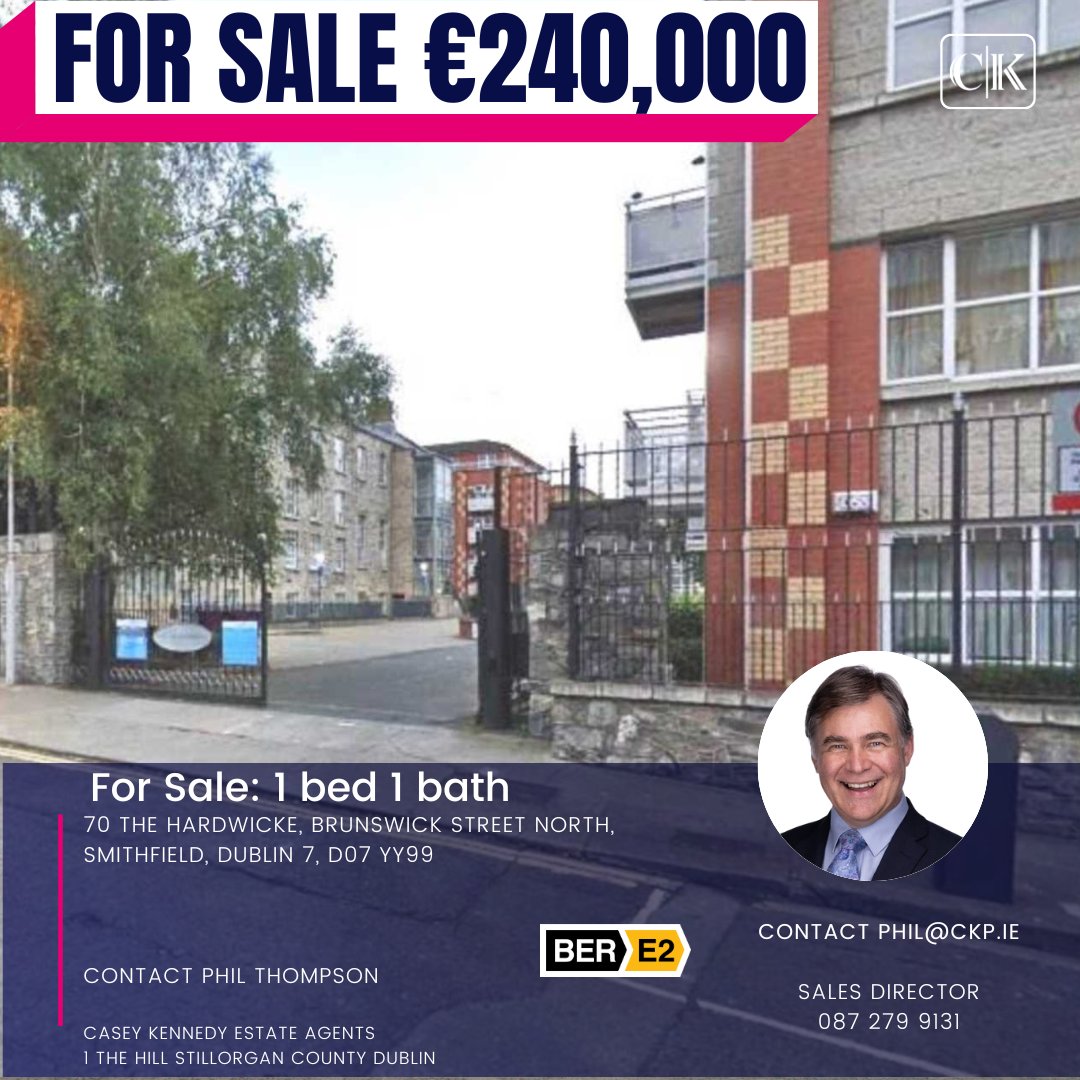 CKP_limited's tweet photo. For Sale 💼

📍70 The Hardwicke, Brunswick Street North, Smithfield, Dublin 7, D07 YY99

🏡 1 bedrooms, 1 bathrooms

🔎 Discover what else is available at https://t.co/eT9T5oJbcu https://t.co/OfPJ7q7MsJ