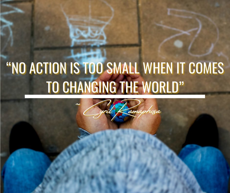 LegConSol's tweet photo. No action is too small when it comes to changing the world."

~ Cyril Ramaphosa

https://t.co/4dYDLNj8Z5  #Motivation #Inspiration #MotivationalQuote #LegacyTalk https://t.co/gmZnKVTtFx
