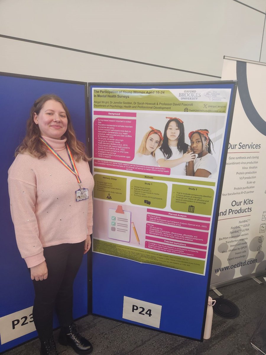 Yesterday I presented my poster at the Oxford Brookes University Postgraduate Symposium! I had such a lovely time talking to everyone about my PhD research! #HLSPGS24 #OxfordBrookesUniversity #PostgraduateSymposium