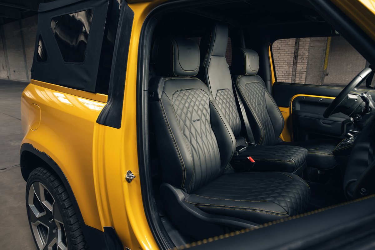 Heritage Customs Valiance Convertible

Second #coachbuilt Convertible #Defender based on 6-seater 90 is finished in Sunbeam Yellow boasting contrasting black details and a leather interior with yellow stitching.

———

#defender90 #newdefender #valianceconvertible #LandRover
