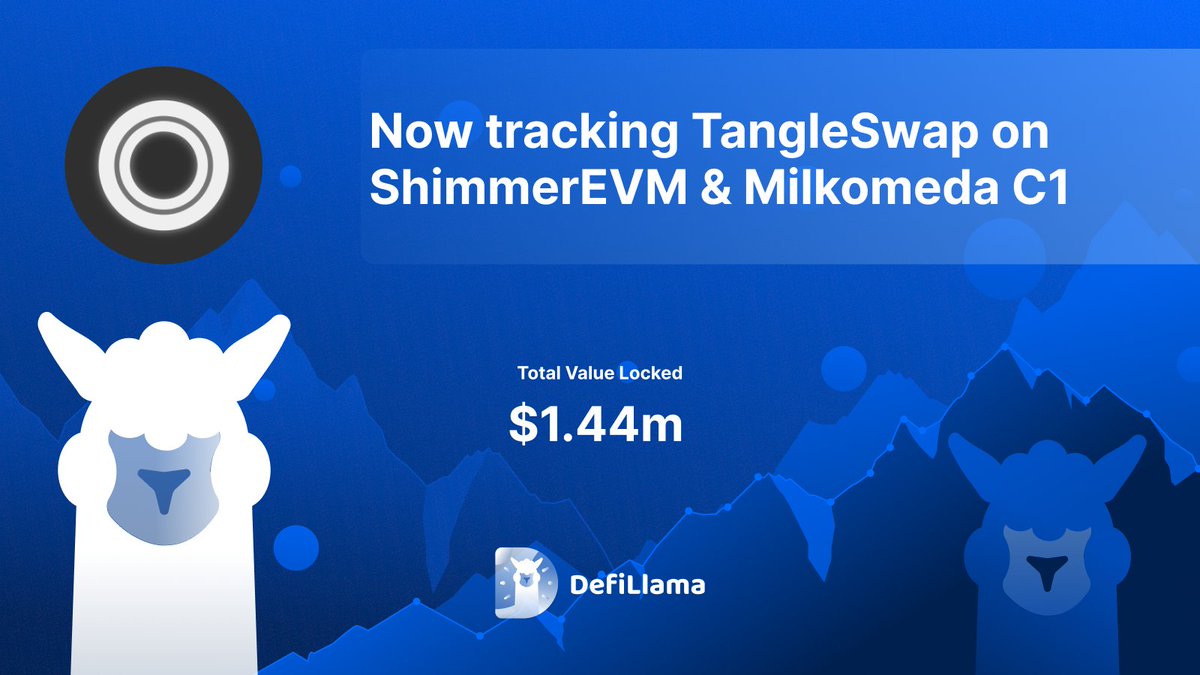 Now tracking <a href="/TangleSwap/">TangleSwap</a> on <a href="/shimmernet/">Shimmer</a> EVM &amp; <a href="/Milkomeda_com/">Milkomeda (there is no token)</a> C1

TangleSwap is an omnichain protocol composed of a Concentrated Liquidity DEX plus 4 other user-centric dApps