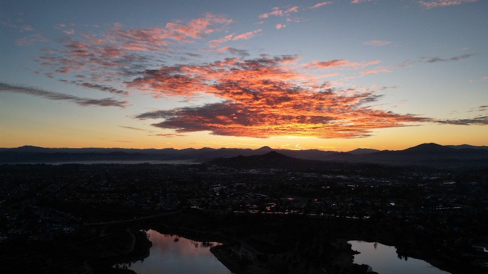 Lake Murray accent this morning...