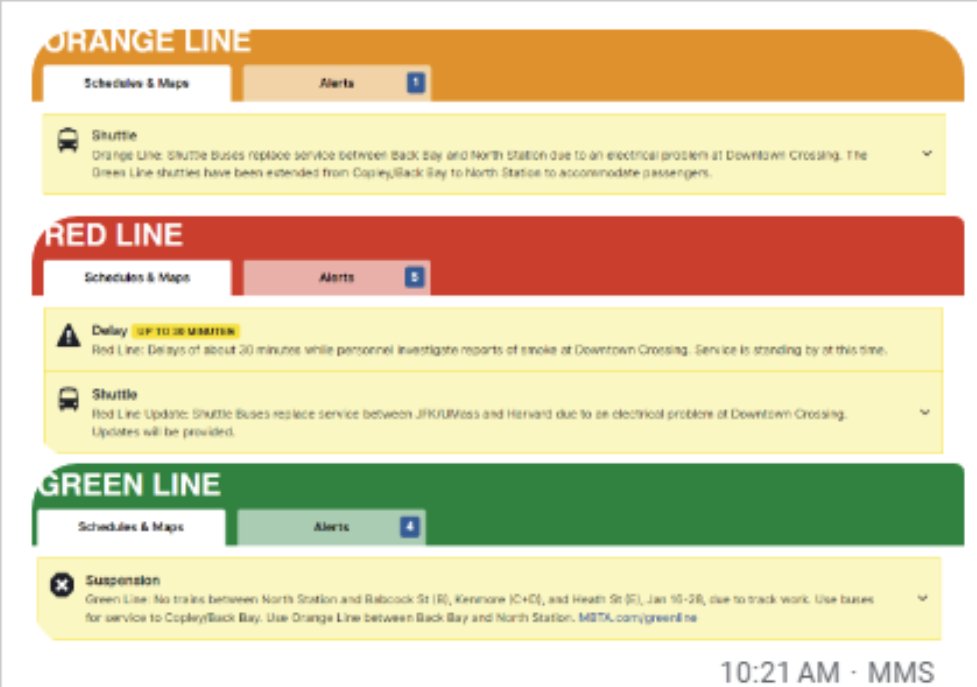 sethlkap's tweet photo. @MBTA @universalhub @BostonGlobe @WBUR @MeghnaWBUR @taydolven @maura_healey - 3 out of 4 subway lines down in heart of Boston https://t.co/DOqKkQn5il