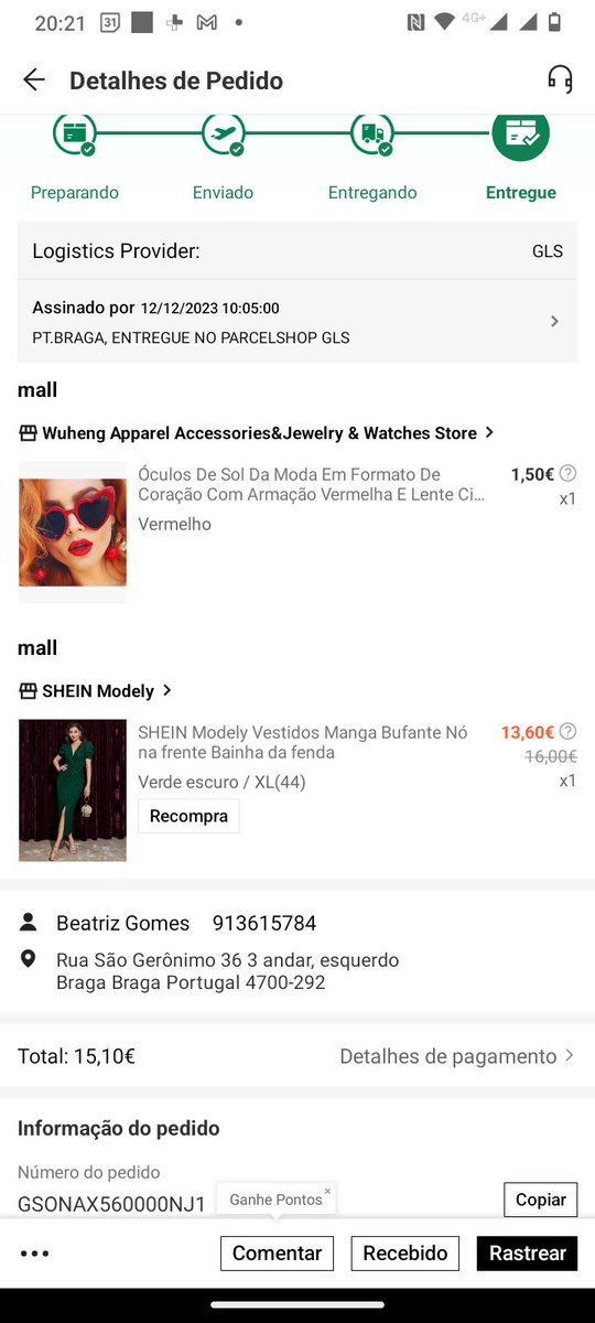 bea_ele_g's tweet photo. @GLS_clientes Escribo nuevamente en diciembre supuestamente en mensajero dejo el paquete en el parcel shop y en tienda dicen que ellos no tienen nada .. necesito mi paquete para devolverlo o ustedes me den un rembolso de la compra número de envío 61535158847178 https://t.co/BHtiuuq3YT
