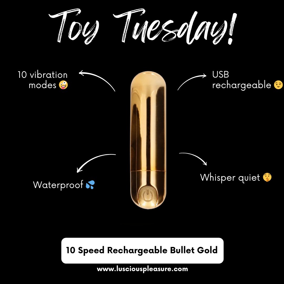 LusciousPlsure's tweet photo. Ladies and gents, get ready to rev up your engines for Toy Tuesday! Today's feature: Bullet Vibrators, 25% off! 

This isn't just any ordinary bullet, it's waterproof, discreet, and has 10 different vibrations to rock your world.
https://t.co/f6w3FuBnMz #bulletvibrator #vibrator https://t.co/xWNFX788WS