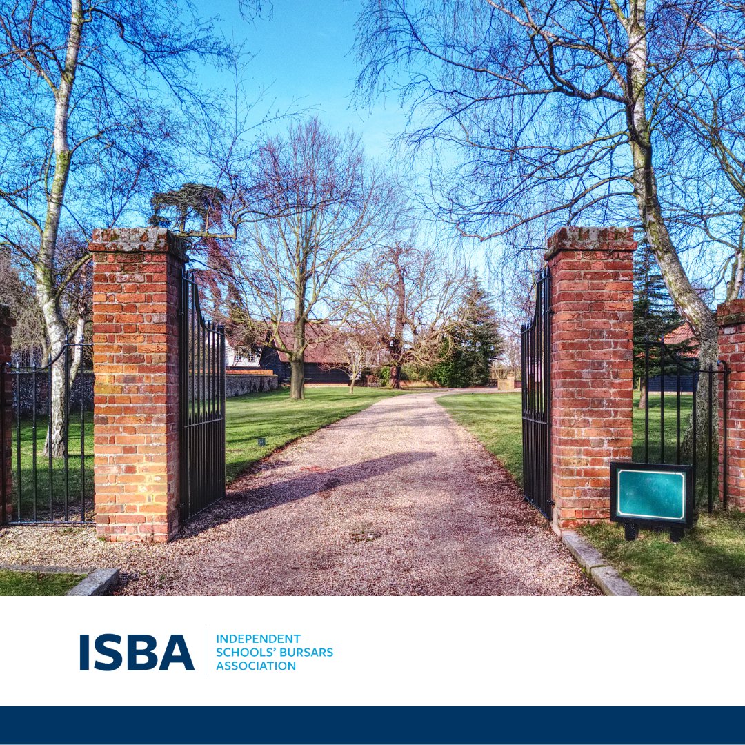 ISBA members can join us next Tuesday on 23 January from 11am to 12 noon for our new #webinar ‘School site security’. Log in to review the full list of webinars and book your place here: members.theisba.org.uk/cpd/courses-an… #isba #isbapd #bursars #independentschools #education #school