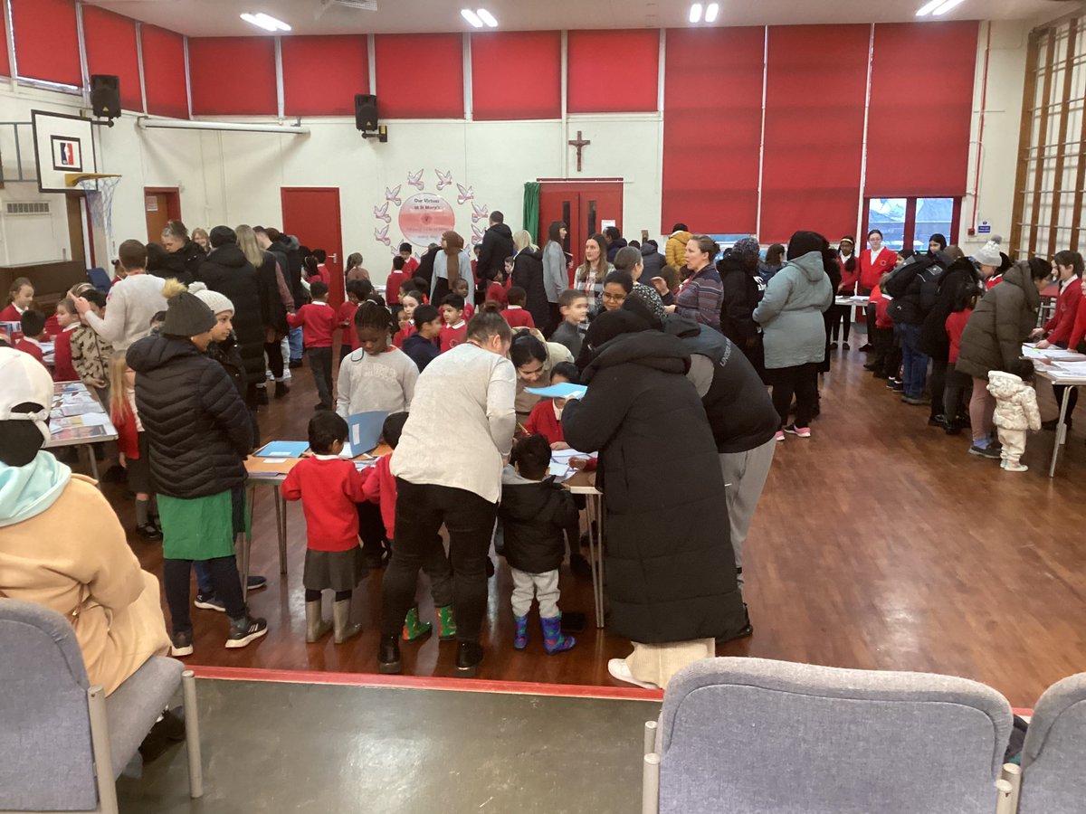 StMarysHalifax's tweet photo. What a wonderful turn out we had for our Writing Showcase Event today. Thank you to all the parents who came to this event. #coummunity #catholic #stmarys #writingshowcase #support #thankyou @BPS_Trust https://t.co/WQzKIhPzNb