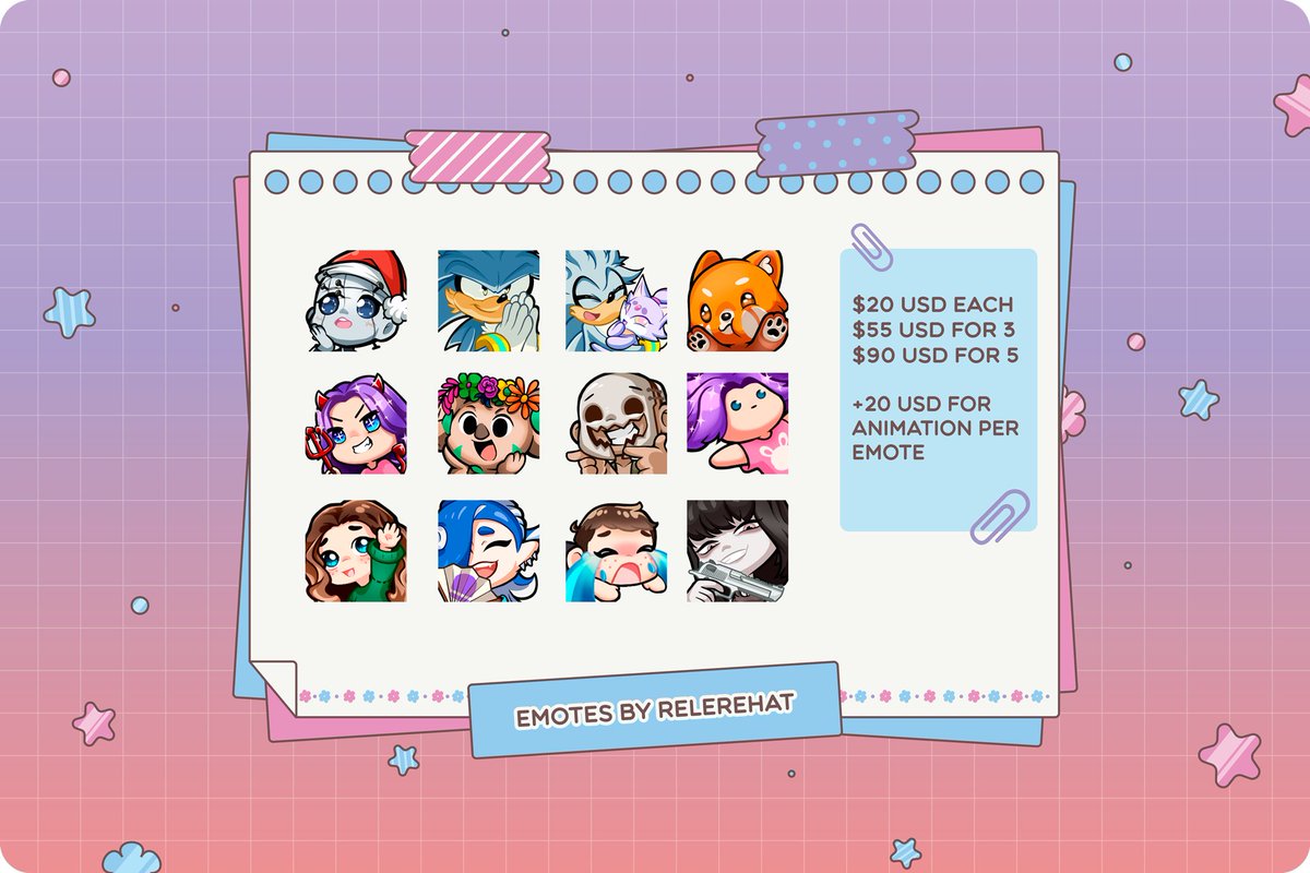 ReleRehat's tweet photo. ✨ COMMS OPEN ✨
Regular comms are open!  
RTs are super appreciated! 💙
Commission sheet design by @\vik_king_n
Animated examples below ↓↓↓ https://t.co/D5kFtxhLXB