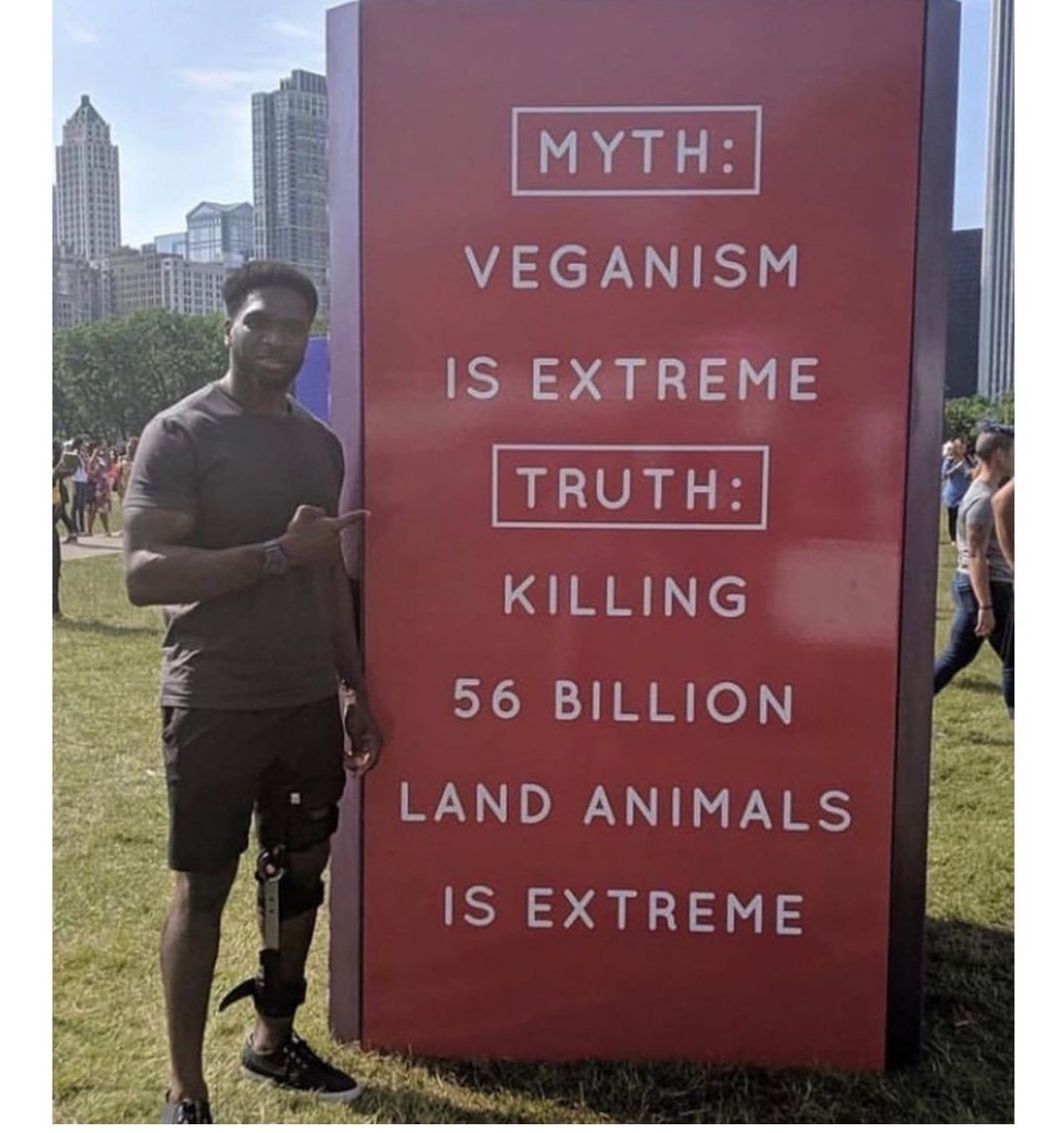 out of context vegan tweet media