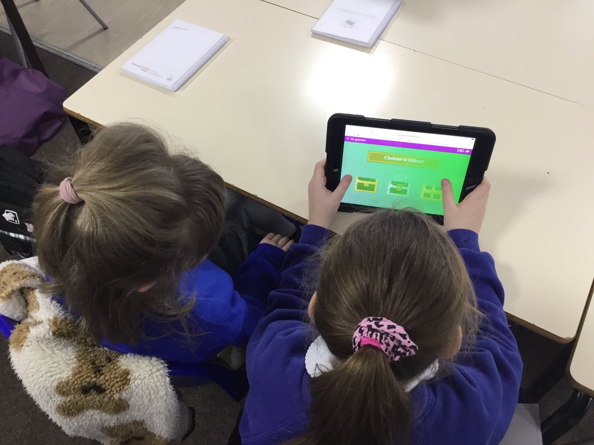 LeysFarm's tweet photo. Maths club enjoying a game of Blooket this afternoon. Lots of strategies being used to enhance their understanding of their 4x, 8x and 3x tables. #LFJSMathsclub #LFJSMaths @PlayBlooket https://t.co/JsHj9tz3hU