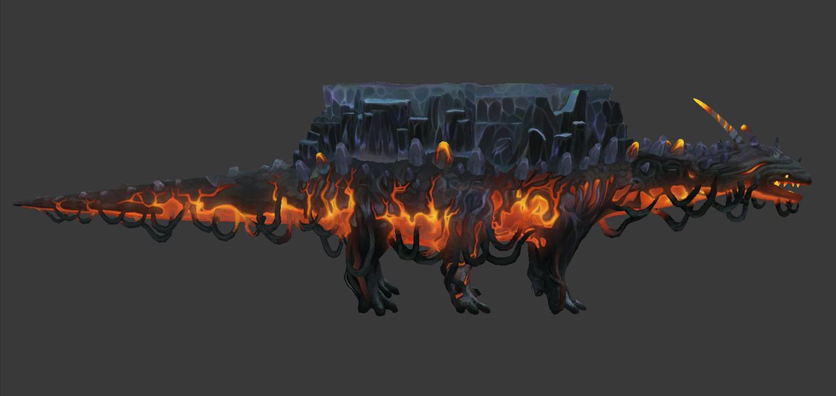 StutzStephanie's tweet photo. Lava Onbu skin in progress 🌋 https://t.co/F8WDYkW9Ze