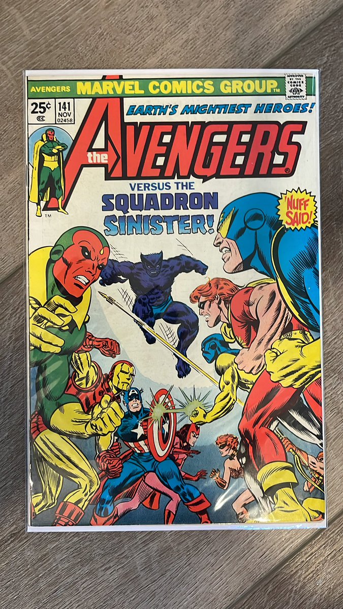 Good Tuesday morning, afternoon, evening everyone!  Who’s Who entry later today!  So for now you get what is probably my favorite comic of all time, Avengers #141! The legendary George Perez first work on the book… #Avengers #GeorgePerez #comics #MarvelComics