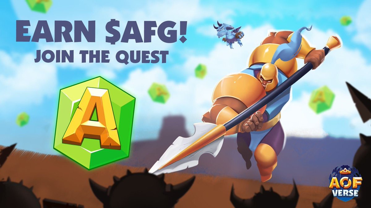 Join the Quest to Earn $AFG 💎

With $AFG TGE on the horizon, start stacking your chances at gaining more tokens. 

Join the Discord to learn how you can increase your drop 👇