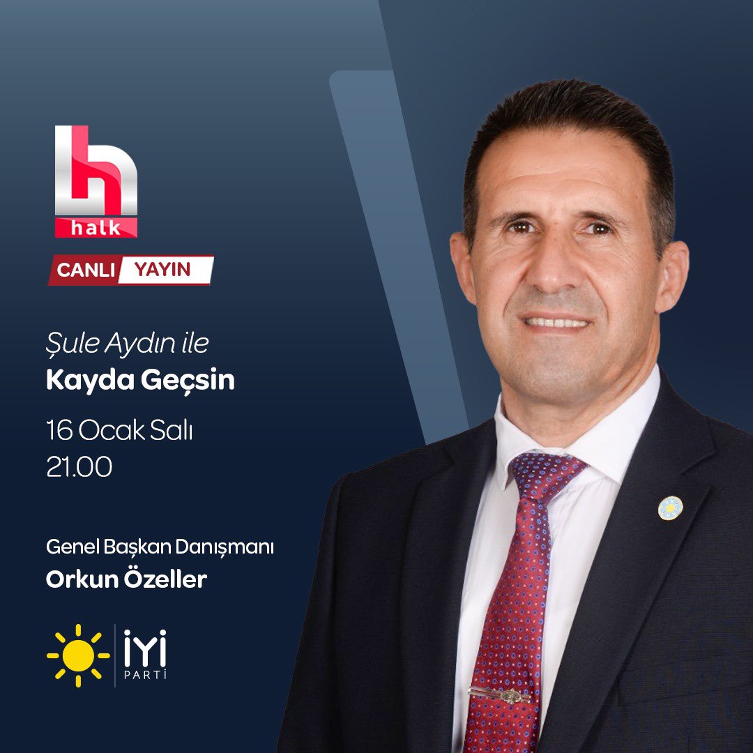 IyiOsmangazi's tweet photo. Genel Başkan Danışmanımız Osmangazi Belediye Başkan Adayımız Sayın @OrkunOzeller;

🗓 16 Ocak Salı (bugün)
🕘 21.00'de
📺 Halk Tv ekranlarında 

Şule Aydın ile #KaydaGeçsin programına konuk oluyor. https://t.co/rRAvN78XWC