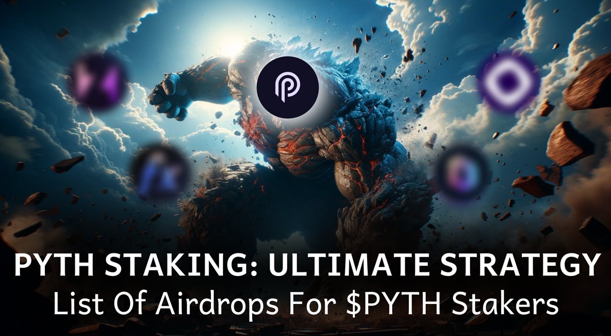 MoneyCrptBunny's tweet image. $PYTH Staking: The New Narrative That Will Easily Outperform All Airdrops for $TIA Stakers
The project, with $19M in investments, has already confirmed its Airdrop, and this is just the beginning
Explore the projects that offer enticing Airdrops to $PYTH stakers
🧵👇