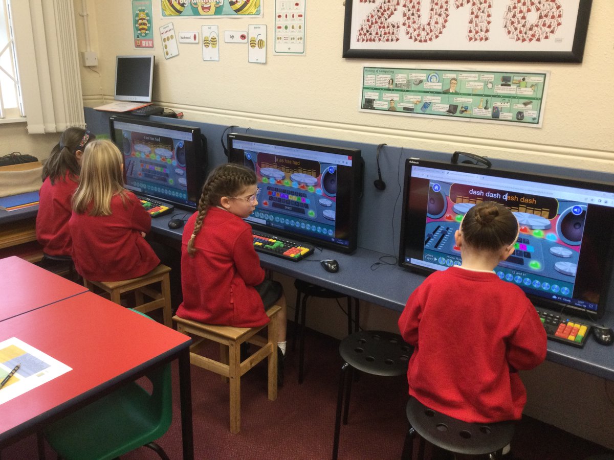 Our Computing Club have been learning to touch type and create stories.