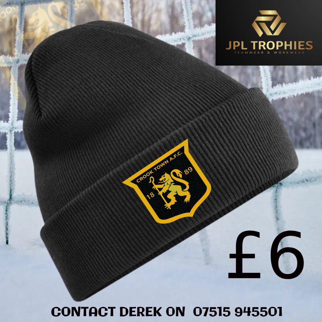 JPLDerek's tweet photo. @CrookSupporters @crooktown_afc . It's getting much colder and these Beechfield Beanies will keep you warm Home and Away !!! https://t.co/sZjidjmp3c