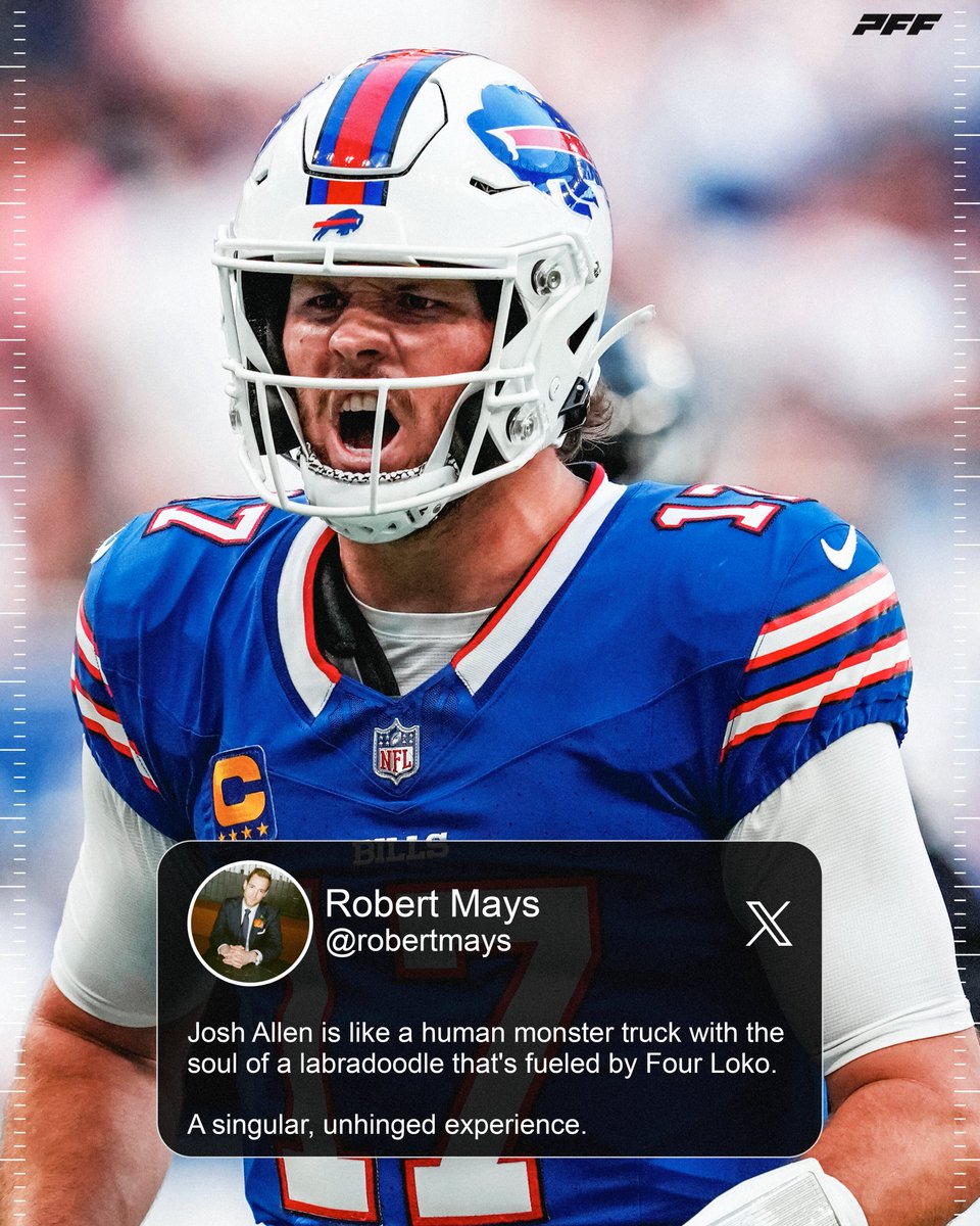 The Josh Allen Experience 😂

(h/t <a href="/robertmays/">Robert Mays</a>)