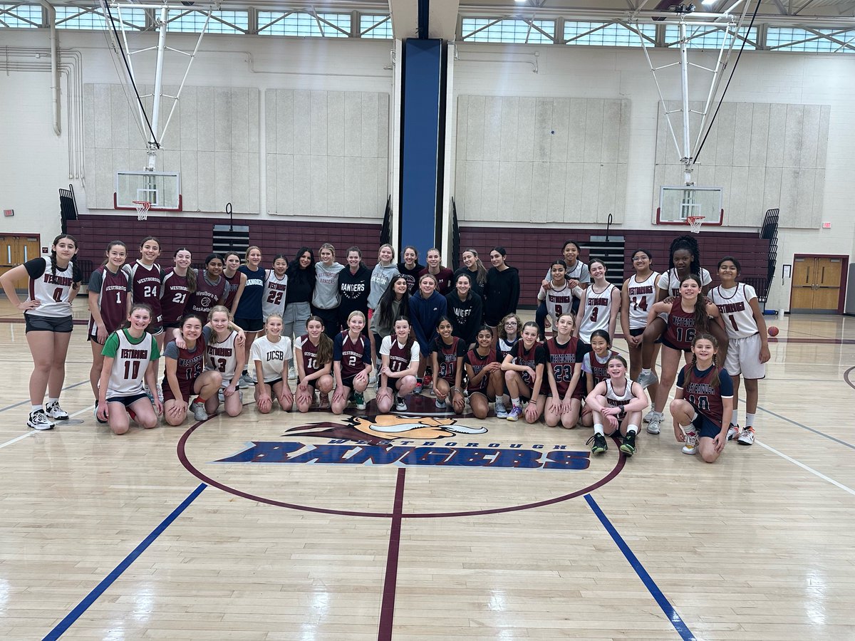 Girls Basketball hosted WYBA girls for a skills clinic/practice and a fan-event game where they participated in a pre-game locker room visit, starting lineups, and the post-game huddle. Thanks for joining us, WYBA future Rangers!!!
