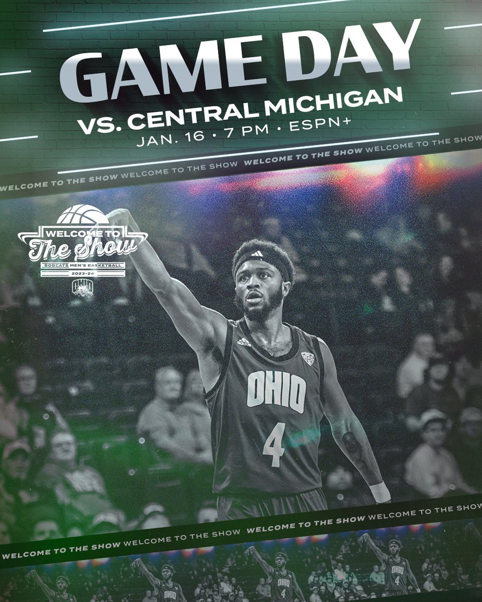 Let's pack The Convo, see you tonight! 

🆚 Central Michigan
⏰ 7 p.m. ET
🎟️ Ohiobobcats.com/tickets
📺 ESPN+ // bit.ly/3O4xwnG 
📻 bit.ly/3TX2kKQ
📊 bit.ly/3U0LXwG

#OUohyeah
