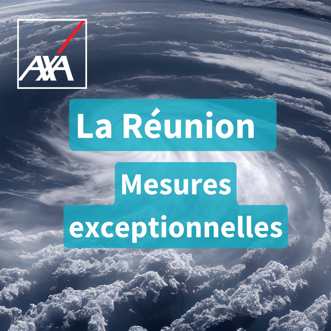 AXAFrance's tweet photo. 🌀 A la suite du cyclone #Belal à #LaRéunion, des mesures exceptionnelles sont mises en place pour soutenir les sinistrés dans ces moments difficiles.🤝

Si vous êtes assuré chez AXA, vous pouvez déclarer votre sinistre par mail

✉️ service.reglementmatreunion@axa.fr

#AVosCôtés