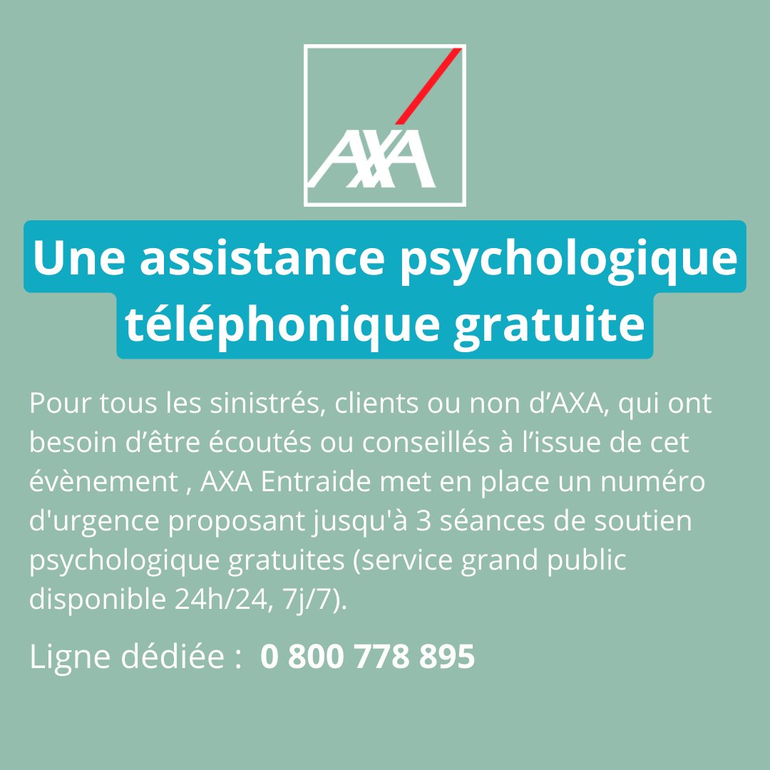 AXAFrance's tweet photo. 🌀 A la suite du cyclone #Belal à #LaRéunion, des mesures exceptionnelles sont mises en place pour soutenir les sinistrés dans ces moments difficiles.🤝

Si vous êtes assuré chez AXA, vous pouvez déclarer votre sinistre par mail

✉️ service.reglementmatreunion@axa.fr

#AVosCôtés