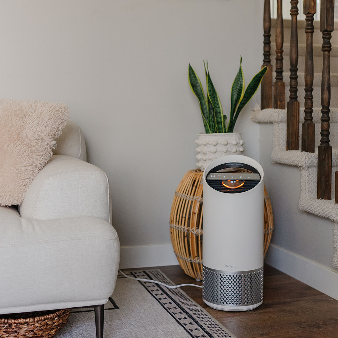 TruSensWellness's tweet photo. Begin your wellness journey at home with cleaner indoor air. From small
bedrooms to large family rooms, TruSens® offers air purifiers in three sizes to
accommodate different needs. https://t.co/m8TSx0Qilu
