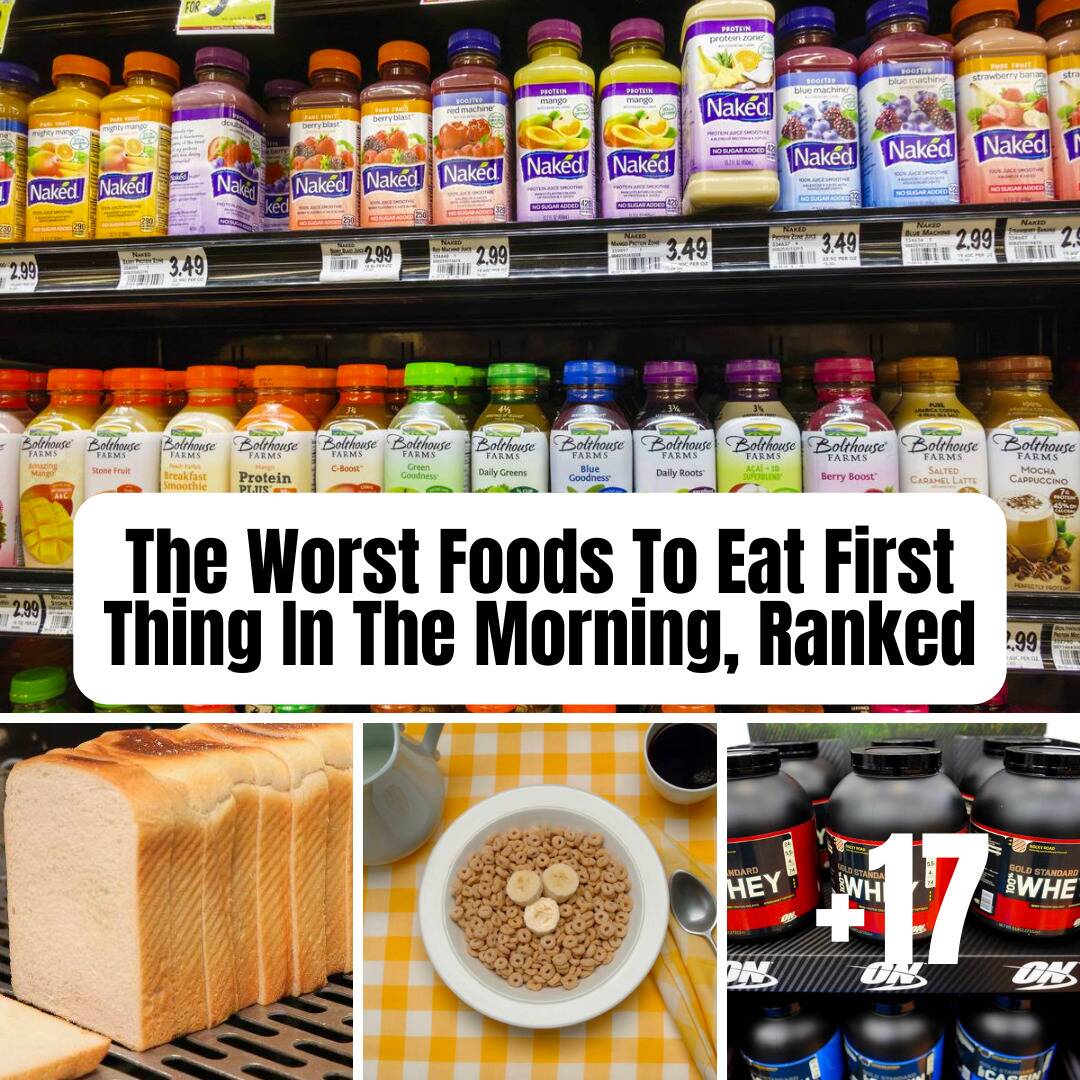 Revved__Up's tweet photo. They say breakfast is the most important meal of the day, and many people do just fine skipping it altogether – it still pays to eat smart first thing in the morning. To know which dishes to avoid, we rounded up the worst foods to eat first thing in the morning.