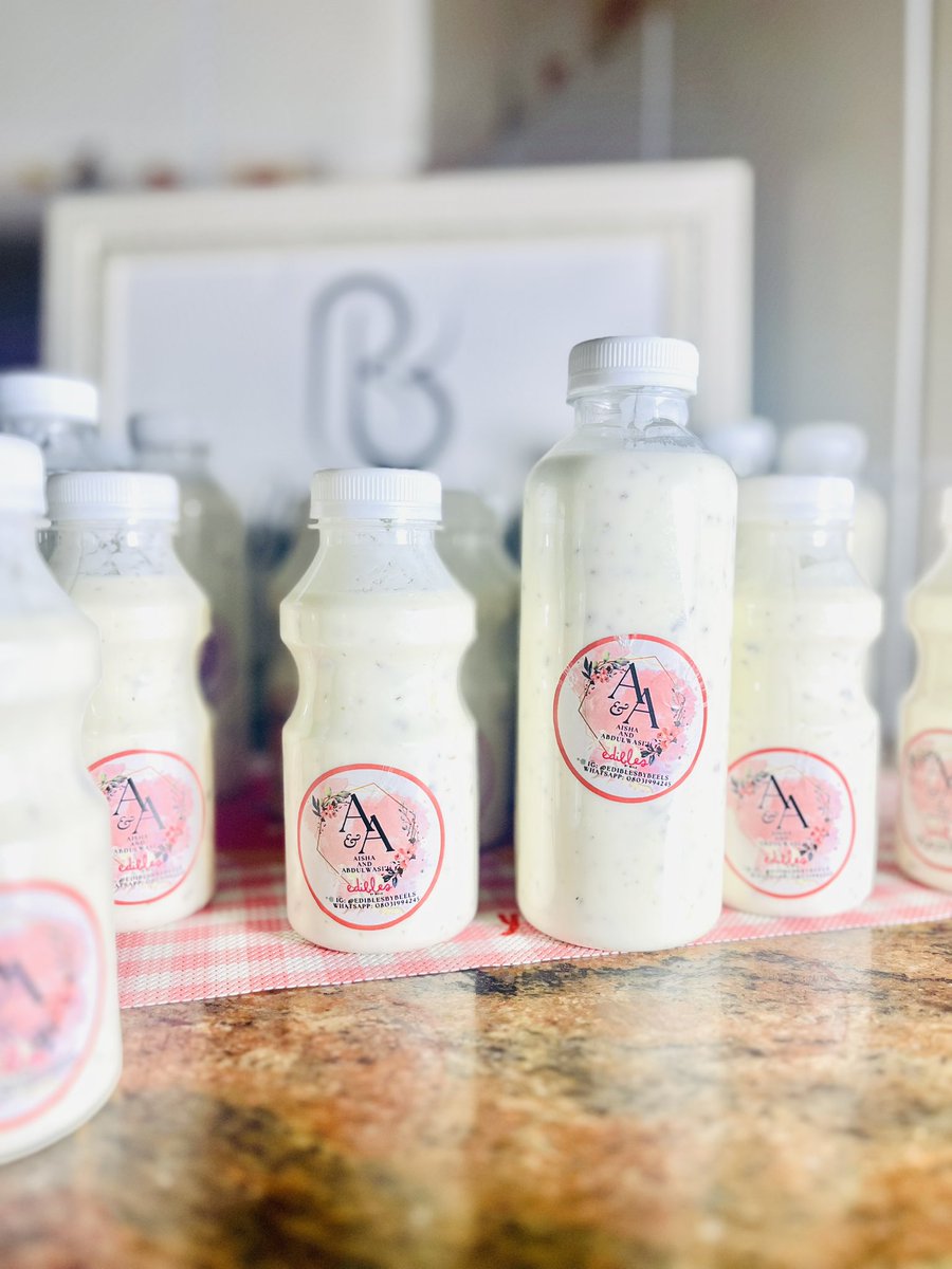 Did anybody say range? 🥵🥵 Coconut Yogofura available on Fridays. 50cl Bottle is N1,000 Delivery within Kano: N700 Delivery to neighbouring states starting price: N1,000
