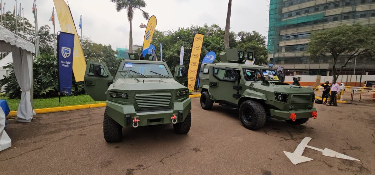 GearShiftUG's tweet photo. At the East Africa Investment Forum and Trade Exhibition NAM Summit today, The National Executive Corporation, in partnership with Streit Group, unveiled state-of-the-art armored vehicles.
#NAMSummitUg24 #G77ChinaSummitUg24 #EACBizForum https://t.co/IP1wli4J8M
