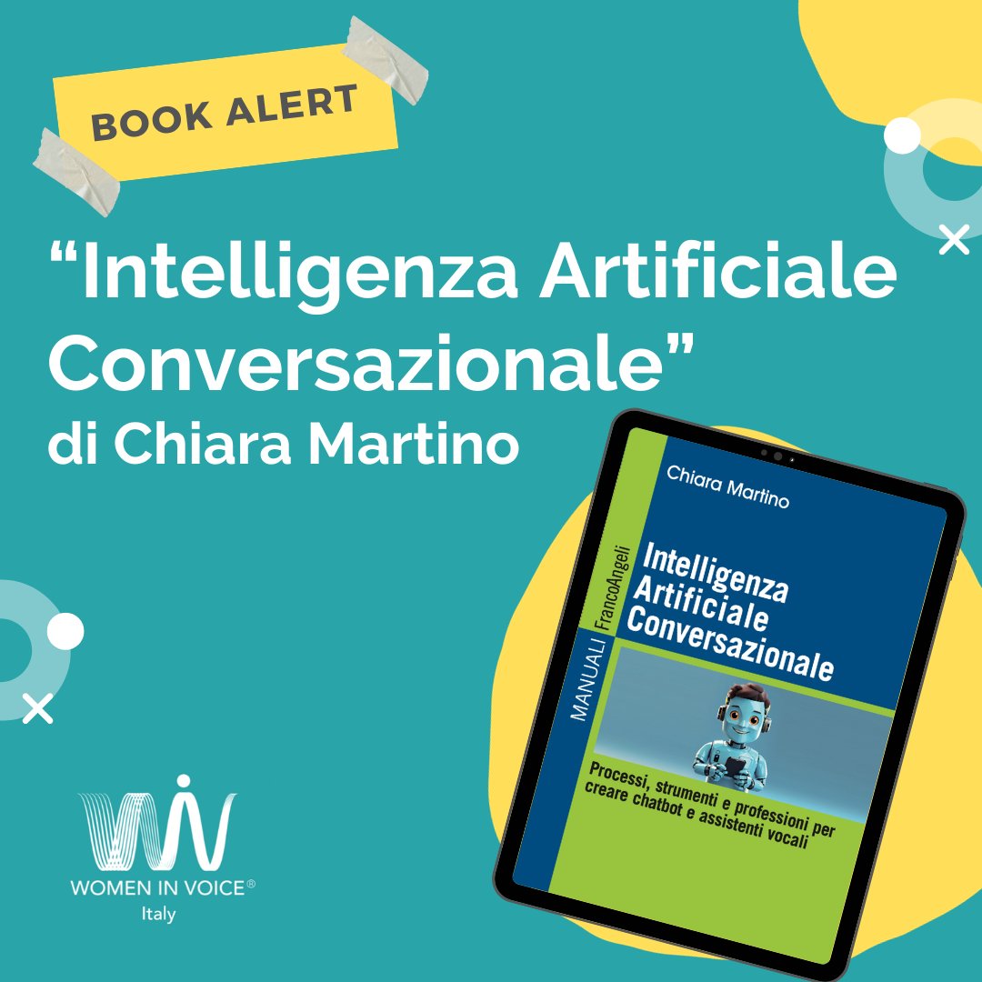 👀  Hai mai sentito il bisogno di una guida completa alla #ConversationalAI?  Il libro "Intelligenza Artificiale Conversazionale" di <a href="/ChiaraMartino/">Chiara Martino</a> esamina tutti gli aspetti di questo settore in modo chiaro e concreto.
📌 Lo trovi in libreria e negli store online