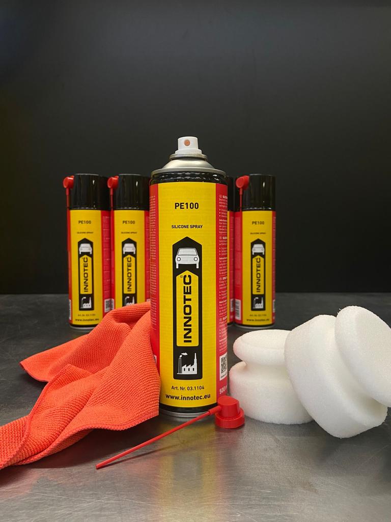 PE100 beschermt kunststof, maakt rubber soepel en zal na aanbrengen op elektronica (modules en stekkers) een bescherming vormen tegen indringend vocht.

#innotec #automotive #onlyquality #pe100 #cleanandshine #auto #onderhoud #reparatie #garage #autodealer #teaminnotec