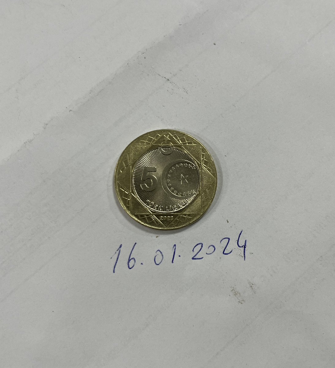 Yeni çıkan madeni 5 TL hayırlı olsun!