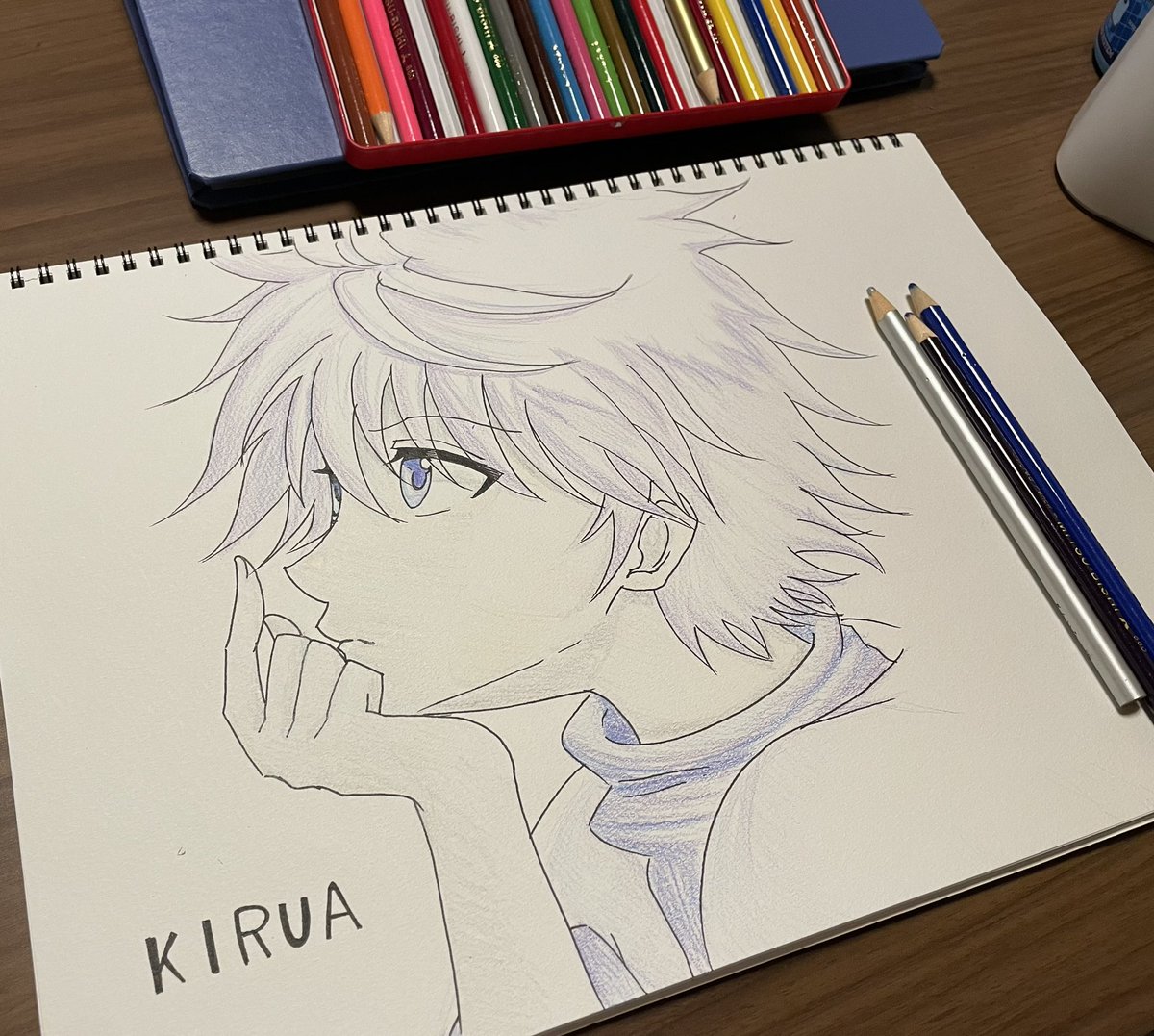 rynn1908's tweet photo. 今ハンターハンターにどハマりしてて大好きなキルア描いた✨
キルア好きすぎる😍😍
 #ハンターハンター 
 #イラストレーターさんと繋がりたい https://t.co/6wNP7T6y43