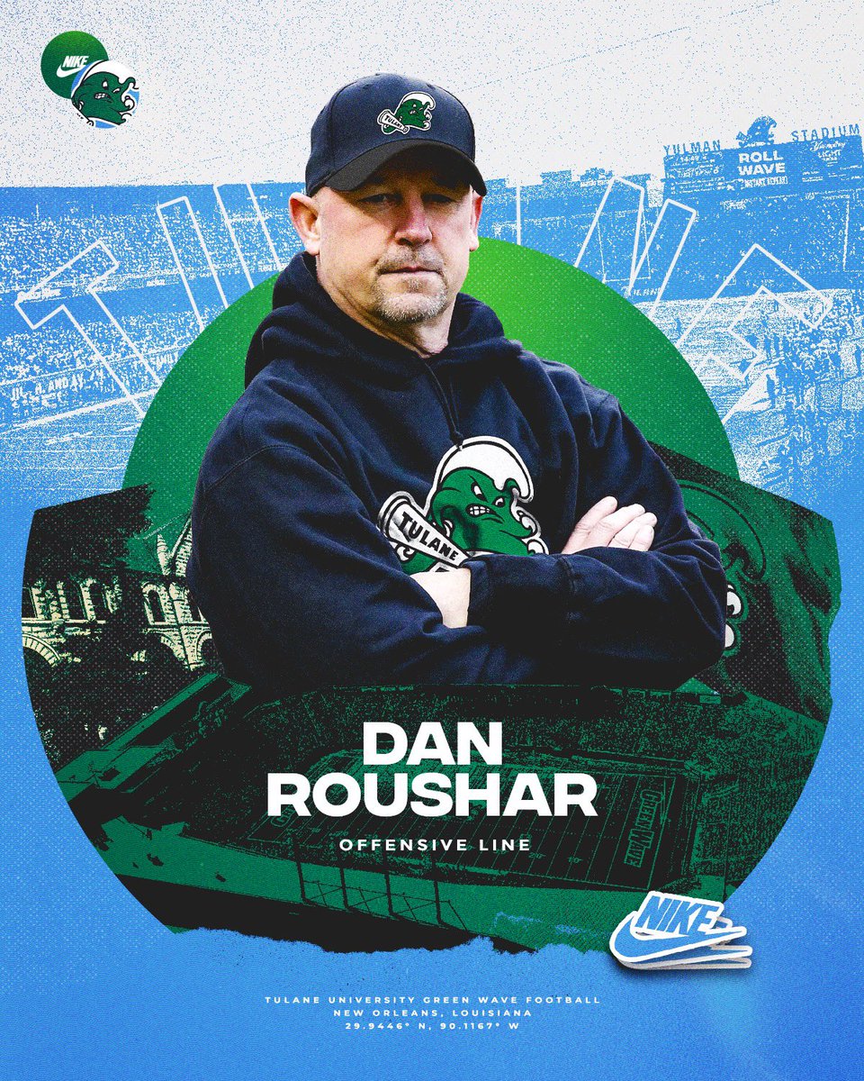 .<a href="/coachdroushar/">Dan Roushar</a> is staying Uptown! 

#RollWave | #NOLABuilt