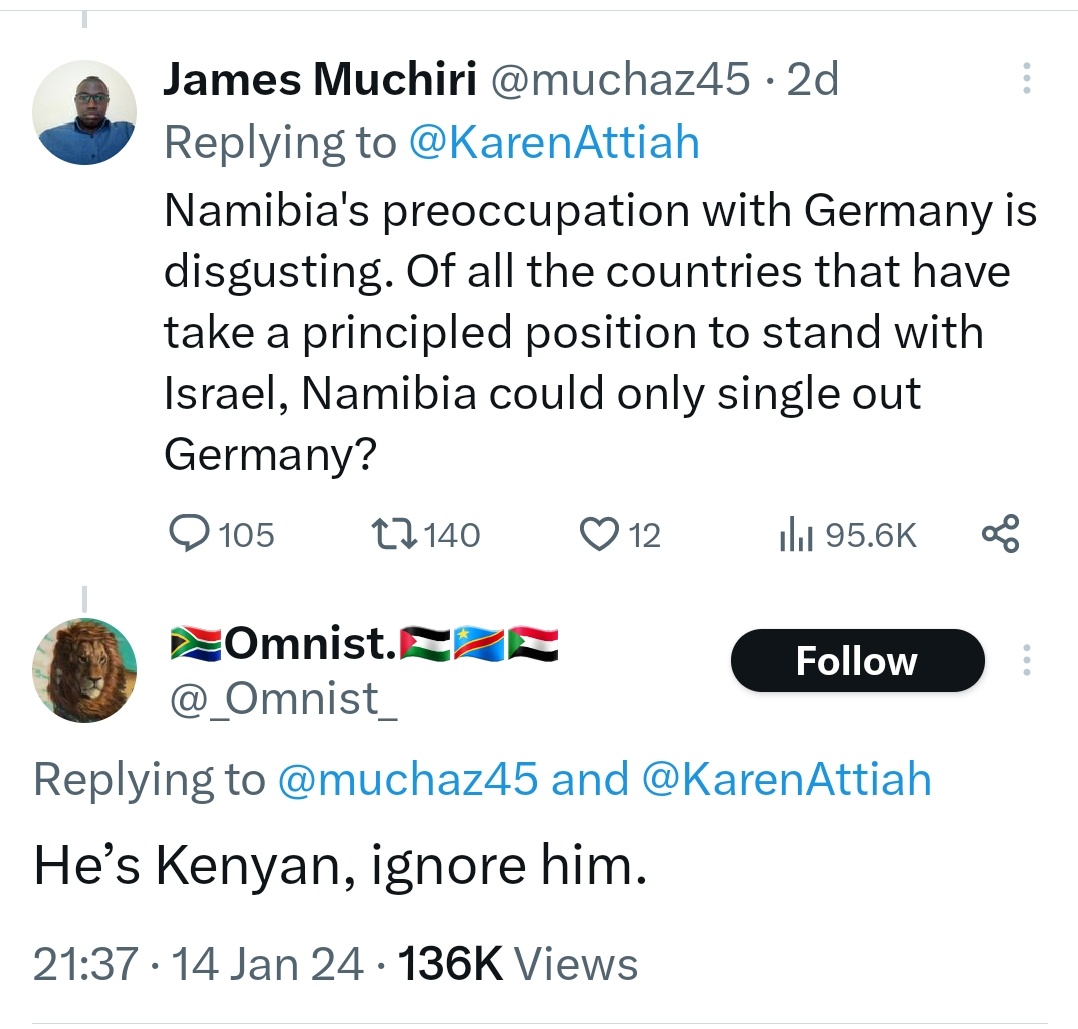 amerix's tweet photo. Kenyans are being cooked everywhere. 

Nowhere to hide except in the pockets of their president's Kaunda suits. https://t.co/I40rpBJHRV