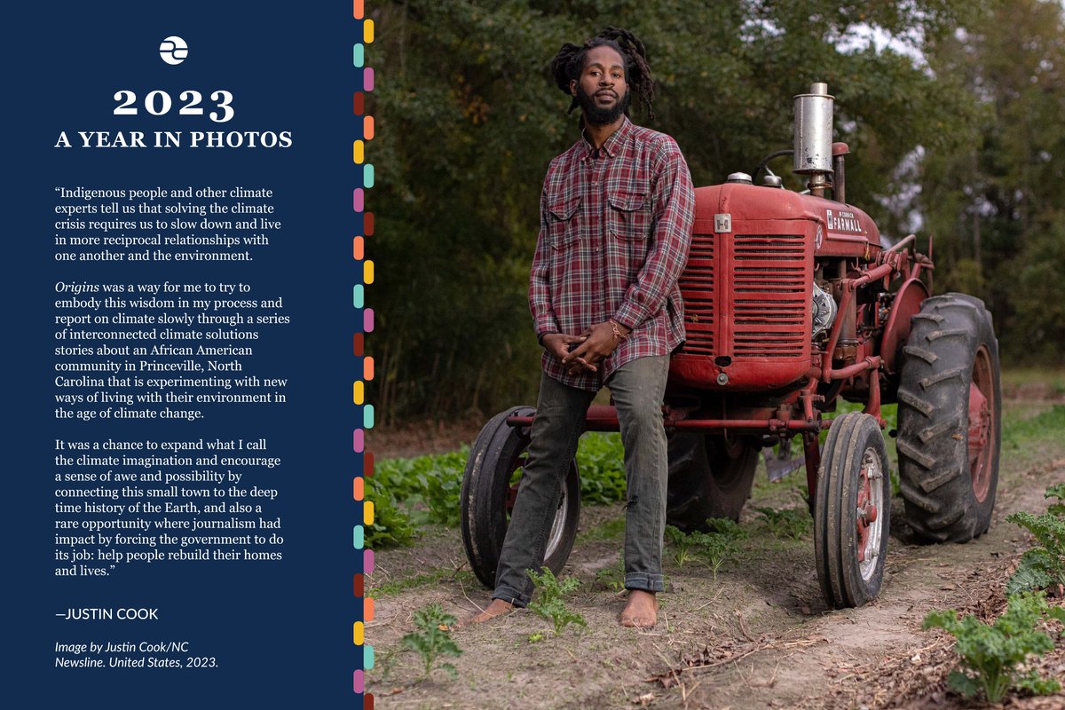 In his project “Origins,” grantee <a href="/JustinCookPhoto/">Justin Cook</a> explored the nuance of an historic Black community and the effects climate change has on their land.

Cook’s photos represent hope and solutions as they work together for a better future. #YearInPhotos
👉 bit.ly/23YearInPhotos