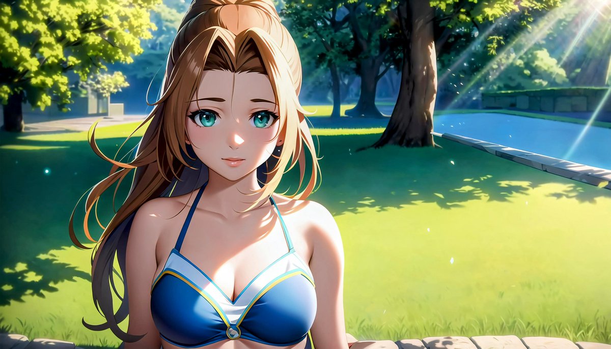 Moko1234559's tweet photo. Aerith Gainsborough 3, part 2
#aerithgainsborough #aerithff7 #AIArtwork #aiartgallery #AIart #bikins #Animeartstyle #aiartlove #aiartcommuity #aigeneratedimages #aiartsociety #magicai #aiartcreator https://t.co/As7YXTLac9