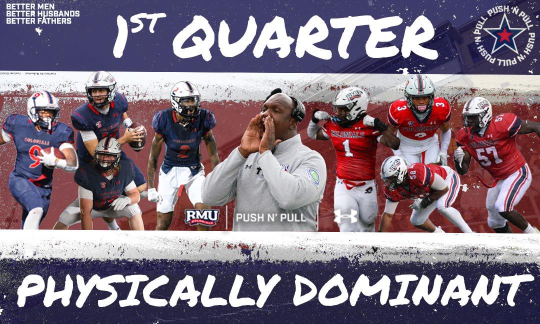 coachtyler34's tweet image. Go Time 😈😈😈😈

1st Quarter started ✅

#RMUFB  | #PushNPull