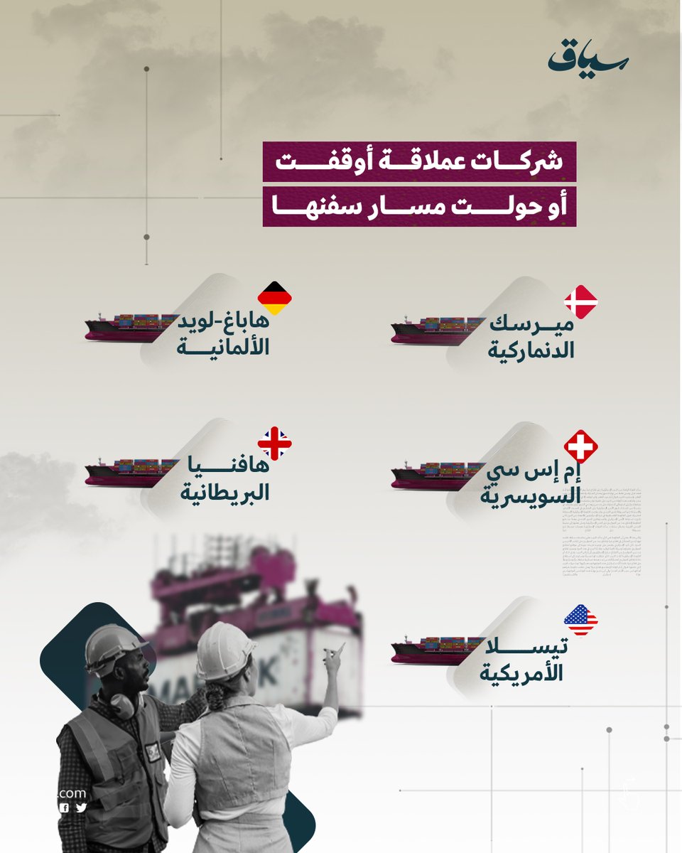 Siyaq_com's tweet photo. كيف أثرت الاضطرابات التي تشهدها منطقة البحر الأحمر على الاقتصاد العالمي الذي يأن تحت وطأة التضخم بسبب الحروب واختلال سلاسل الشحن العالمية؟

#غزة
#حرب_غزة
#اليمن
#مصر
#الولايات_المتحدة_الامريكية
#سياق
#نسرد_لك_المعنى https://t.co/Ba6bvkgWiu