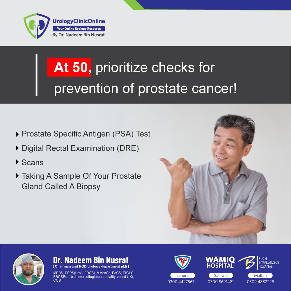 Revitalize at 50! 🚀 Prioritize prostate health with regular checks—digital exams, PSA tests, and advanced scans. Detecting prostate cancer early is key! 🌟 Own your well-being, consult your GP for personalized guidance. Ignite a health revolution at 50! 💙 #ProstatePower