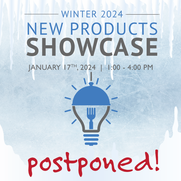 JakesFinerFoods's tweet photo. Due to weather conditions and factors beyond our control, our New Products Showcase is being postponed. Stay tuned for the announcement of a new show date coming soon! Stay safe and warm out there! https://t.co/uHYLtAkhyZ