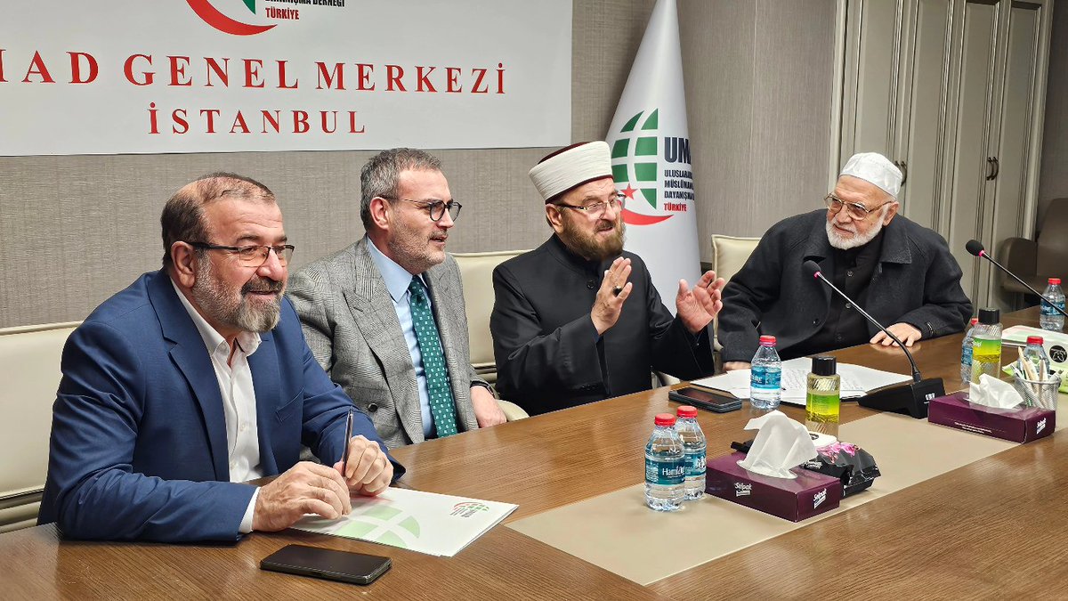 umaddernegi's tweet photo. 15 Ocak 2024 tarihinde Dünya Müslüman Alimler Birliği Başkanı Prof. Dr. Ali Muhyiddin el-Karadâği, İslam Alimleri Vakfı Genel Merkezimizi ziyaret etmiş, kendilerini UMAD Başkanı ve İslam Alimleri Vakfı Başkan Vekili Abdülvahap Ekinci ağırlamıştır.
+ https://t.co/LdFhSAXOjB