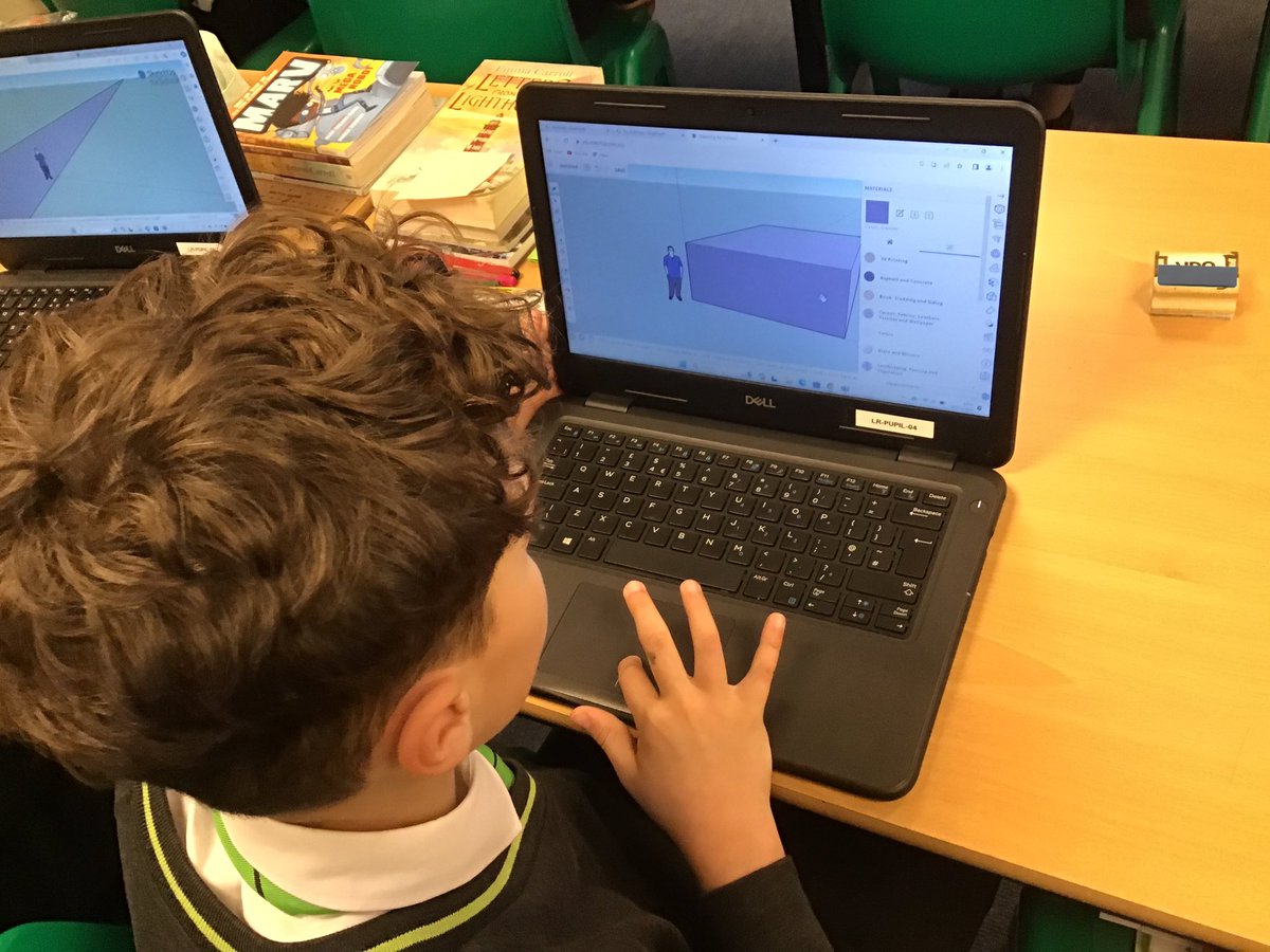 LindenRDRowan's tweet photo. Our first look at Sketch-up in Computing this afternoon. #LindenLearning #LindenComputing @LindenComputing https://t.co/TPhz8ZmCej